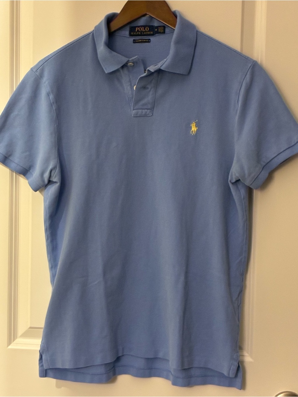 Polo by Ralph Lauren Light Blue Polo with Yellow Pony